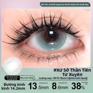 Mắt Kính áp Tròng Đa Màu Máu Pha Lê