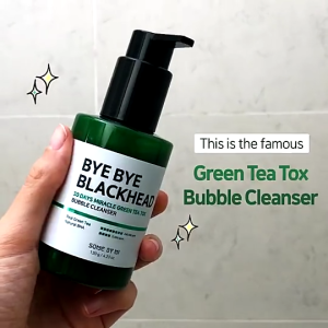 SOME BY MI Bye Bye Blackhead Green Tea Tox Bubble Mask Facial Cleanser 120g