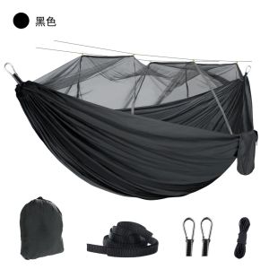 Family Courtyard V Frame Suspended Bed Outdoor Two People Detachable Mosquito Proof Mesh Hammock Camping Portable Sleeping Bag