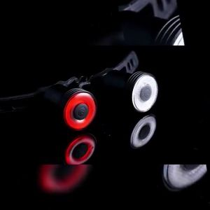 Lampu Belakang Sepeda Smart Brake Light Tahan Air USB Rechargeable Waterproof Aksesoris Sepeda