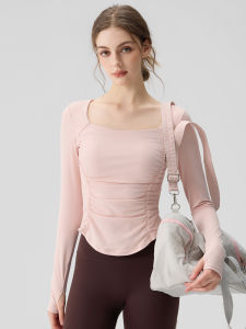 XINLIYA | Shaping and Padded Yoga Top Long Sleeve
