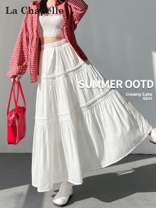 La Chapelle | White Spring A-Line Skirt