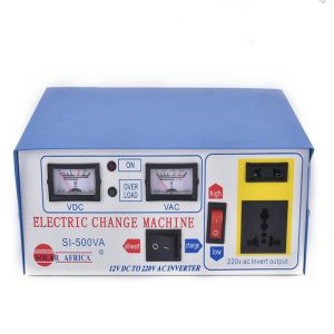 Solar Power Inverter 250W-500W Inverter Supply 12V DC to 230V AC Output Max Pure Sine Wave Household Inverter Power Supply With Charger Household outdoor Vehicle Inverte