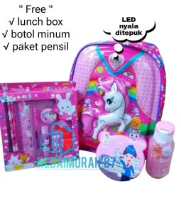 Tas Ransel Sekolah Anak Perempuan PAUD TK BANYAK BONUSNYA Tas Anak
