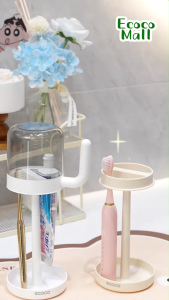 Giá để bàn chải đánh răng ECOCO cho kí túc xá sinh viên | Cốc Ly nhựa uống nước súc miệng cá nhân cao cấp 25112