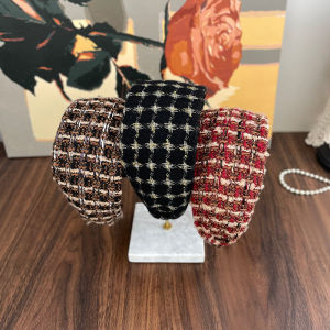 Shan Feng Wide Edge Hairband Red New Year Womens Fashion Accessory Autumn Winter High Top Luxury Feel Floral Dream Design