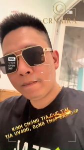 Kính mát nam M48ii kính râm-chống tia cực tím UV 400 chống chói bảo vệ mắt gọng hợp kim