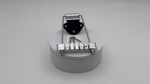 6 String Steel and Zinc Alloy Bridge Tailpiece Guitar Parts Accessories