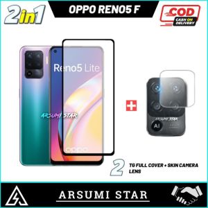 PROMO PAKET MURAH 2 IN 1 TEMPERED GLASS ANTI BLUELIGHT OPPO RENO5 F TG ANTI GORES KACA ANTI RADIASI GARSKIN CARBON 3D