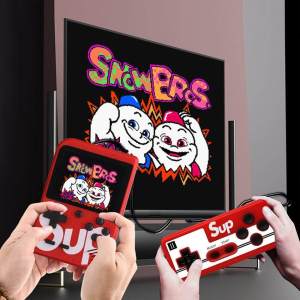 COCOQAC 2 Player 400 Game Handheld Game Console Retro Mini Gameboy Game 3.0 inch Game Console +Gamepad 2 Players Doubles Console