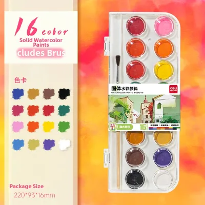 Beginners Kids Friendly Water Washable Watercolor Paint Set