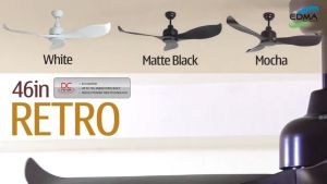 Kipas Angin Plafon Retro MT Edma 46in: Efisiensi & Kemudahan