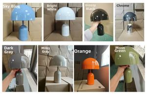 Rechargeable Touch Control Retro Bell Shaped Luxury Bedroom Lamp