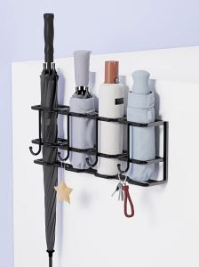 【Mudah Dipasang】Umbrella holder home stand outdoor umbrella organizer hook家用/车载/摆摊多场景适用 | For Home/Car/Stall Use雨伞收纳架伞架收纳挂钩雨伞架放伞置物架神器bekas letak payung家用门口壁挂式置挂mini umbrella hanger