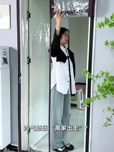 LUOYOUTE | Magnetic Thick Transparent Soft Curtain Windproof
