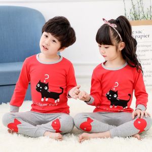 ชุดนอนเด็กโต ผ้า Cotton แขนขายาว