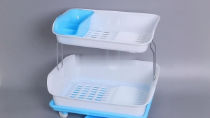 2-Tier Dish Drying Rack – Keep Your Kitchen Neat & Organized [LOCAL SG STOCKS]