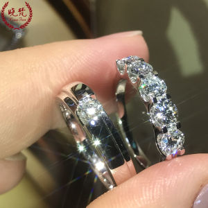 Xiao NOVEMBERS 18K Gold Moissanite Ring Couple Couple Rings Big Gang Drill Proposal Wedding Diamond Ring