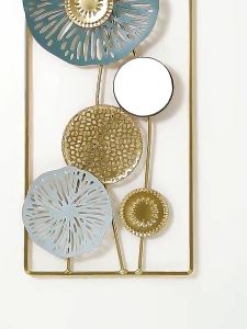 Nordic Cahaya Mewah Gaya Besi Tempa Hiasan Dinding Ruang Tamu Kamar Tidur Hiasan Dinding Kreati