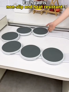 Dining Table Rotating Tray The Lazy Susan Revolution Portable Meal Tray Outdoor Dish Tray 360° Rotating Dining Table Tray Easy Access Hotpot Tray Turntable Expandable Rotating Tray