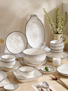 Bát Đựng Cơm Bằng Gốm Sứ Tráng Men Đơn Giản Bát Đựng Súp Đĩa Đựng Thức Ăn Đồ Dùng Gia Đình Thương Hiệu WUXIN Hình Tròn Đường Kính 11cm