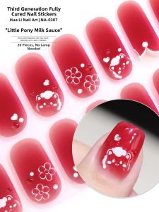Chinese Style Hand-painted 3D Waterproof Nail Stickers