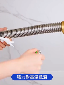 Double vegetable sink drain kitchen sewer fittings 304 stainless steel dishwashing set drain pipe..