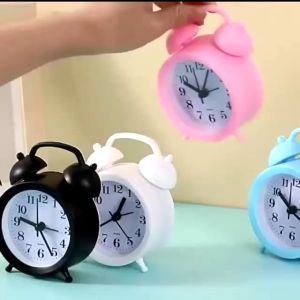Đồng hồ báo thức mini chuông reo lớn kêu to để bàn cute đa năng hẹn giờ báo thức