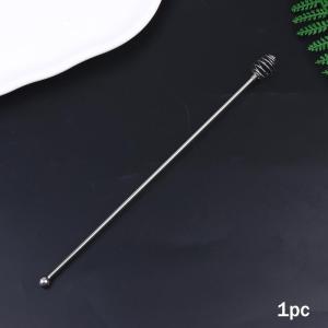 ⚑1/2Pcs 24CM Coffee Stirrers Reusable Bar Stainless Steel Stirrer Multi-Function Decorative Stir Sticks For Drinks Mixing Bar