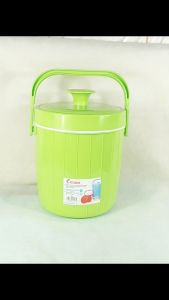 Leoshop888 Termos Nasi Panas Dingging Rice Ice Bucket 4 liter Termasuk Sarang dan Sendok Nasi