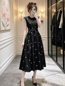 SENWA | Đầm Hoa Elegance Giúp Gầy Không Tay