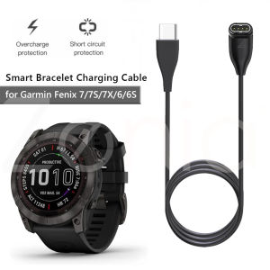 Zionia 1m/17cm Smart Watch Charger Adapter USB-A Type-C Elbow Female Charging Cable for Garmin Forerunner 70 170 165 570 970 55 245 Music Venu SQ 2 Plus Vivoactive 6 5 3 Vivomove Sport Style Luxe Approach J1 S12 S40 S42 S44 S50 S62 D2 Air X10 Accessories