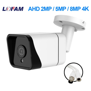 AHD Camera 8MP 5MP 2MP CCTV Video Surveillance Outdoor Waterproof Metal Bullet Analog Night Vision Security AHD Camera 4K 1080P