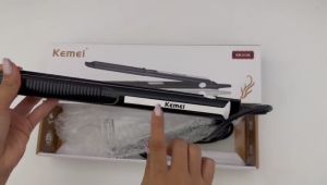 Catokan Rambut Kemei KM 2139 Catokan 2IN1 Pelurus Dan Curly Rambut