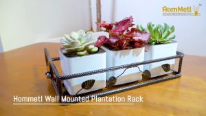 Wall mounted flower rack Self-Watering Flower Pots Flower Rack