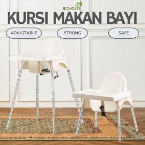 IDOHOUSE Kursi Makan Bayi Anak Baby Chair High Tinggi Antilop Restoran Cafe Tempat Dinning -A03A/03B