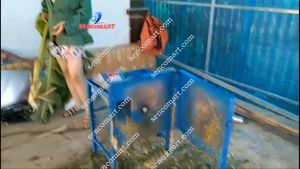 Khung máy băm thô.Khung máy băm cỏ thùng INOX khung sắt giá rẻ