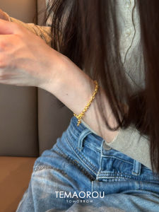 Non-Fading Gold Star Tassel Bracelet Wash Hands And Wear Forever Fashion Jewelry Gold Plated Cuff Special Cat Soft Brand