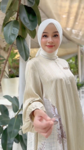 MDLY Baju Kemeja Atasan Wanita / Kemeja Blouse Motif Rose Printing Elegan / Syera Shirt by MDLY