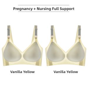 Miiow | Maternity Nursing Bra Thin Design Feeding Breastfeeding Women Back Beautifying Anti-Sagging Side Breast Collecting Nylon Material