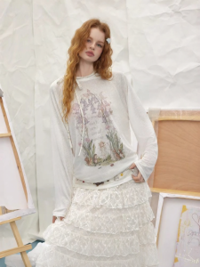Unifree | White Breathable Thin Tencel Long Sleeve Shirt