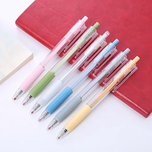 MOMO INS Black Ink Gel Pen 0.5MM Morandi Color Press Pen School Stationery