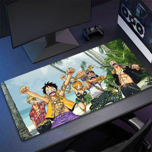 Bandai | Mouse Pad Anime One Piece New Large PC Computer Gamer Kawaii Gaming Accessories Mousepad Keyboard Desk Mat Carpet Table