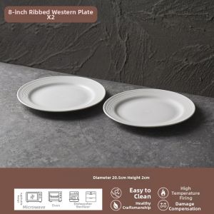 Yomerto | Elegant Home Use Western Style Dinner Plate Ceramic