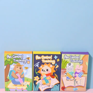 [SG STOCK] Reusable Pen Control Training Workbook Set for Kids