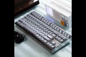 Spring Keycaps Dye-Sub Cherry Profile PBT Keycap Sliver Metallic Paint Keycaps Japanese Keycaps For MX Mechanical Keyboard