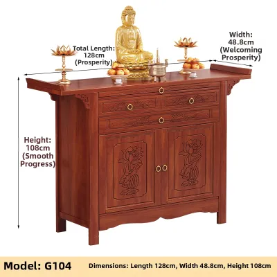 Modern Non-wooden Altar Table Home Use Small Size for Offering Incense in Living Room Wealth God Offering Table Living Room Central Cabinet