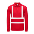 Long Sleeve Reflective T-Shirt Eco-Friendly Cotton Construction Site Engineering Workwear Safety Protection Clothing. 
