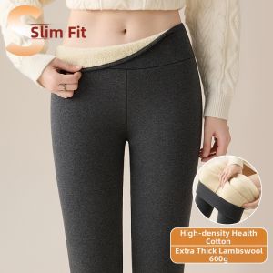 Warm Lamb Fleece Pants for Women