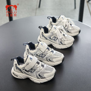 รองเท้ากีฬาเด็ก 2025 ฤดูใบไม้ผลิและฤดูใบไม้ร่วง รองเท้าผ้าใบระบายอากาศได้ดีสำหรับเด็กชายและเด็กหญิง รองเท้าพ่อ